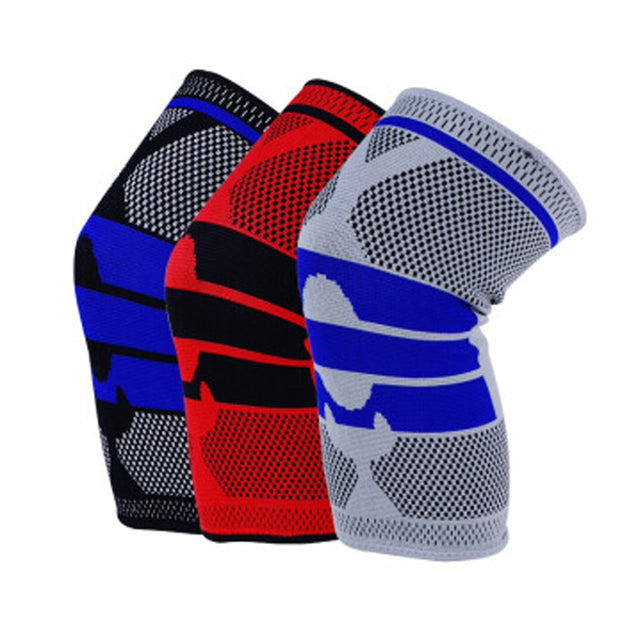 Silicone Padded Knee Pads Supports Brace