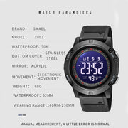 Luxury Brand Military Digital Sport Clock