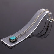 Necklace organizer holder stand bracelet case jewellry exhibitor watch display acrylic riser jewellery counter accessories