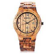 Natural Wood Watches Wrist Unisex